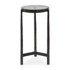 Modern European furniture - Round Glass Indoor/Outdoor Accent Table - www.oroa.com