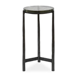 Modern European furniture - Round Glass Indoor/Outdoor Accent Table - www.oroa.com