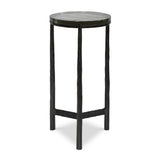 Modern European furniture - Round Glass Indoor/Outdoor Accent Table - www.oroa.com