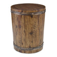 Rustic Acacia Wood Side Table by Uttermost Ceylon