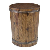 Rustic Acacia Wood Side Table by Uttermost Ceylon