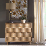 Pine Wood 4-Drawer Accent Chest by Uttermost Crawford, alternate view 5