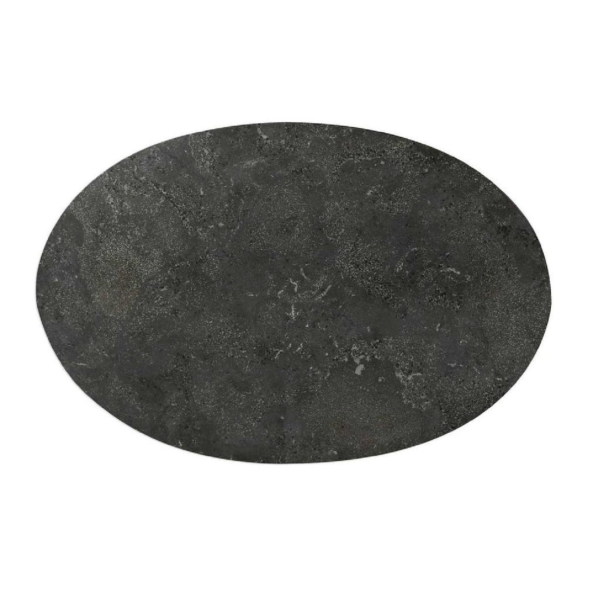 Modern European furniture - Iron Base Oval Accent Table - www.oroa.com