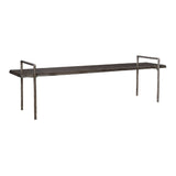 Gray Acacia Wood Bench by Uttermost Chandos, alternate view 3