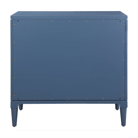Modern European furniture - Geometric Carved 3-Drawer Chest - www.oroa.com