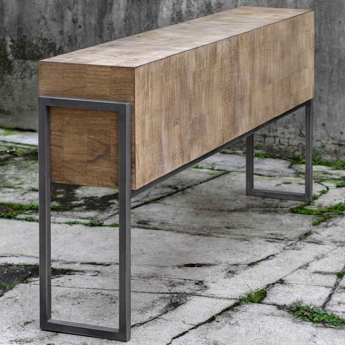 Modern European furniture - Solid Mahogany Console Table - www.oroa.com