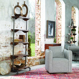 Modern European furniture - Acacia Wood 5-Shelf Bookcase - www.oroa.com