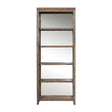 Modern European furniture - Weathered Oak Mirrored Bookshelf - www.oroa.com