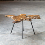 Modern European furniture - Organic Teak Wood Coffee Table - www.oroa.com