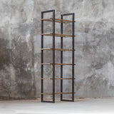 Modern European furniture - Iron Frame 6-Shelf Bookcase - www.oroa.com