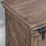 Wooden Chevron Media Console by Uttermost Primalia, alternate view 7