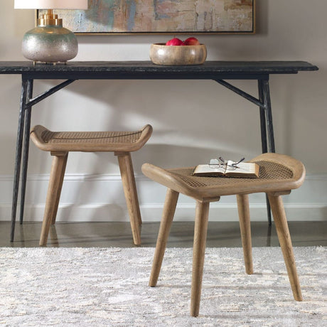 Woven Rattan Bench S by Uttermost Arne, alternate view 8