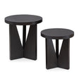 Black Mindi Nesting Tables (2) by Uttermost Nadette