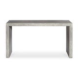 Modern European furniture - Gray Shagreen Look Console Table - www.oroa.com