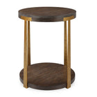 Modern European furniture - Round Two-Layer Side Table - www.oroa.com