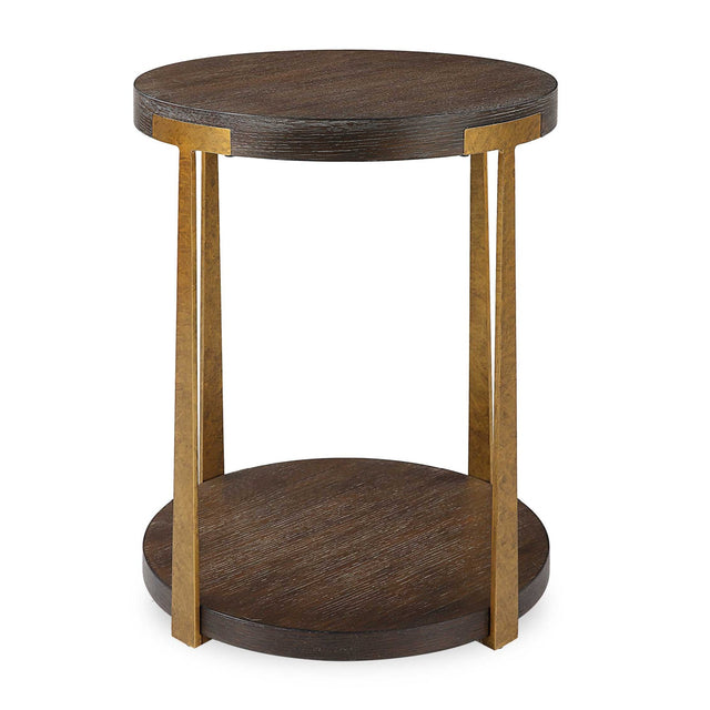 Modern European furniture - Round Two-Layer Side Table - www.oroa.com
