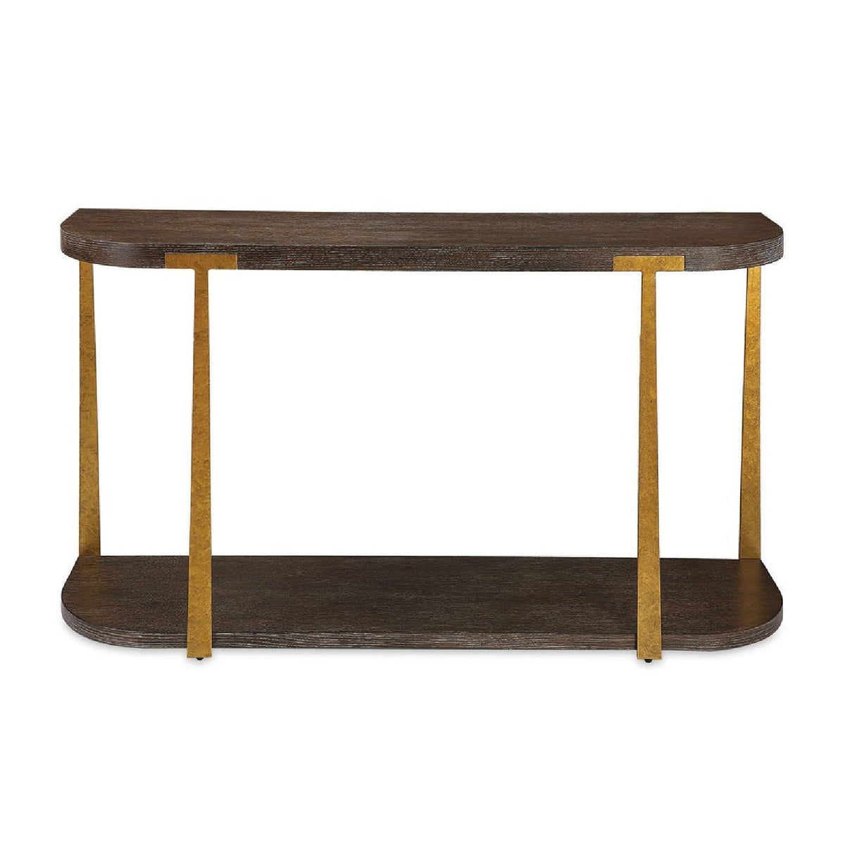 Brown Oak Console Table by Uttermost Palisade