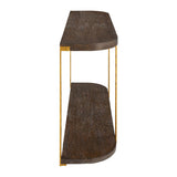 Brown Oak Console Table by Uttermost Palisade, alternate view 4