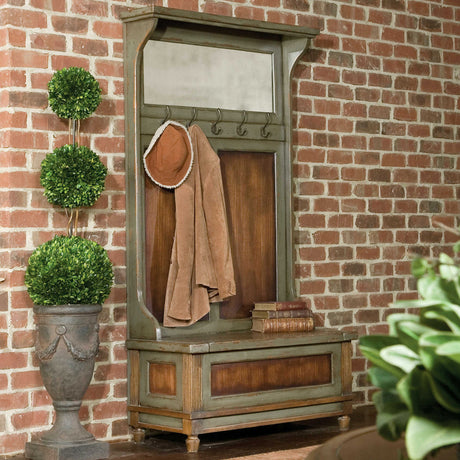 Modern European furniture - Solid Mahogany Wood Hall Tree - www.oroa.com