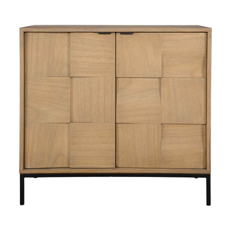 Geometric Patterned 2-Door Cabinet by Uttermost Lorenzo