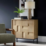 Geometric Patterned 2-Door Cabinet by Uttermost Lorenzo, alternate view 2