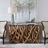Teak Roots Console Table by Uttermost, alternate view 2