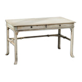 Modern European furniture - Aged White 2-Drawer Writing Desk - www.oroa.com