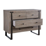 Light Oak 4-Drawer Chest by Uttermost Gabriel, alternate view 4