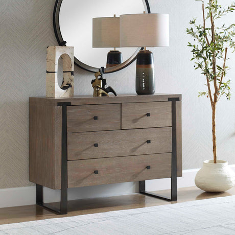 Light Oak 4-Drawer Chest by Uttermost Gabriel, alternate view 8