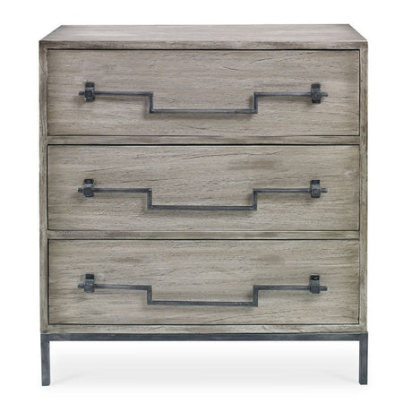 Modern European furniture - Mango Wood 3-Drawer Accent Chest - www.oroa.com