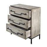Modern European furniture - Mango Wood 3-Drawer Accent Chest - www.oroa.com