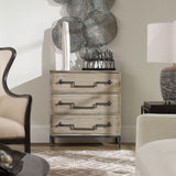 Modern European furniture - Mango Wood 3-Drawer Accent Chest - www.oroa.com