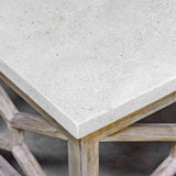 Natural Limestone Square Coffee Table by Uttermost Catali, alternate view 5