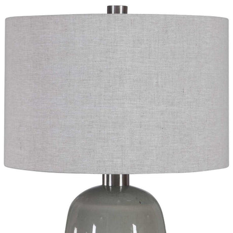 Terracotta & Green Ceramic Table Lamp by Uttermost Maggie, alternate view 4
