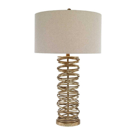 Antique Silver Loops Table Lamp by Uttermost Amarey, alternate view 3