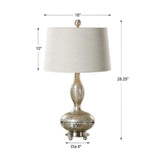 Modern European furniture - Smoked Mercury Glass Table Lamps (2) by Uttermost Vercana - www.oroa.com