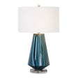 Modern European furniture - Teal Gray Glass Table Lamp by Uttermost Pescara - www.oroa.com