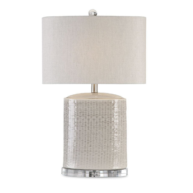 Textured Oval Ceramic Table Lamp by Uttermost Modica