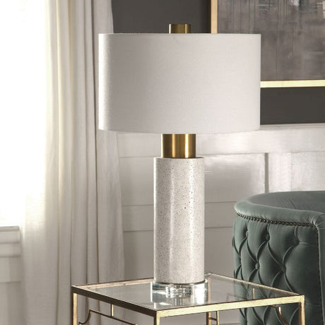Modern European furniture - Bleached Concrete Table Lamp by Uttermost Vaeshon - www.oroa.com