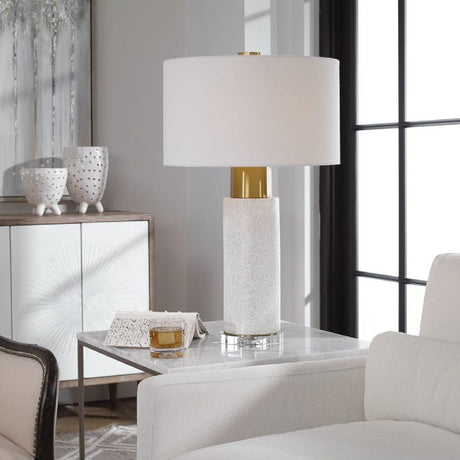 Modern European furniture - Bleached Concrete Table Lamp by Uttermost Vaeshon - www.oroa.com