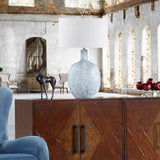 Mottled Glass Table Lamp by Uttermost Oceaonna, alternate view 5