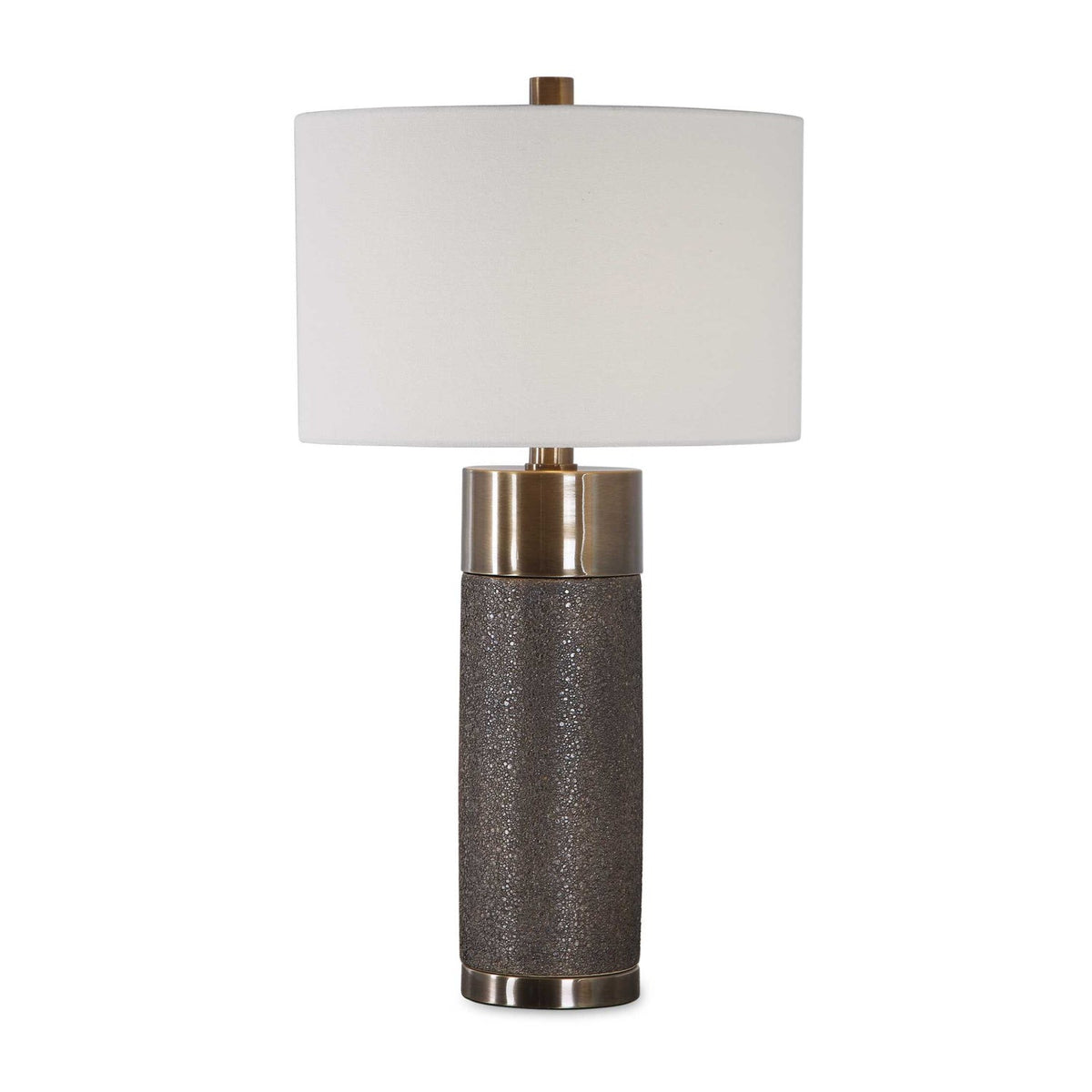 Modern European furniture - Textured Bronze Ceramic Table Lamp by Uttermost Brannock - www.oroa.com