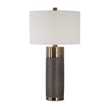 Modern European furniture - Textured Bronze Ceramic Table Lamp by Uttermost Brannock - www.oroa.com