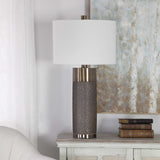 Modern European furniture - Textured Bronze Ceramic Table Lamp by Uttermost Brannock - www.oroa.com