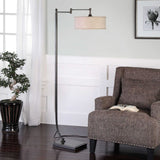 Dark Bronze Adjustable Floor Lamp by Uttermost Lamine, alternate view 4