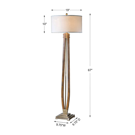 Modern European furniture - Solid Wood Floor Lamp - www.oroa.com
