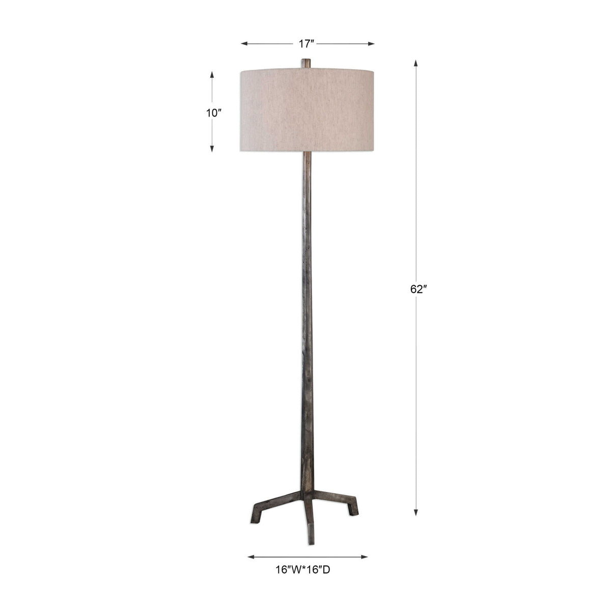 Modern European furniture - Distressed Cast Iron Floor Lamp - www.oroa.comor, alternate view 8