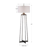 Forged Steel Floor Lamp by Uttermost Adrian, alternate view 3