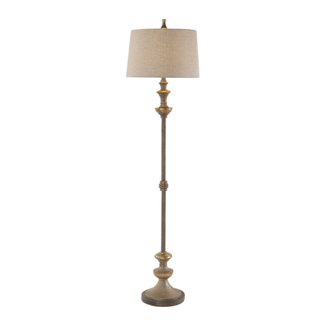 Modern European furniture - Textured Silver Floor Lamp - www.oroa.com