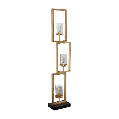 Modern European furniture - Gold Rectangles Floor Lamp - www.oroa.com